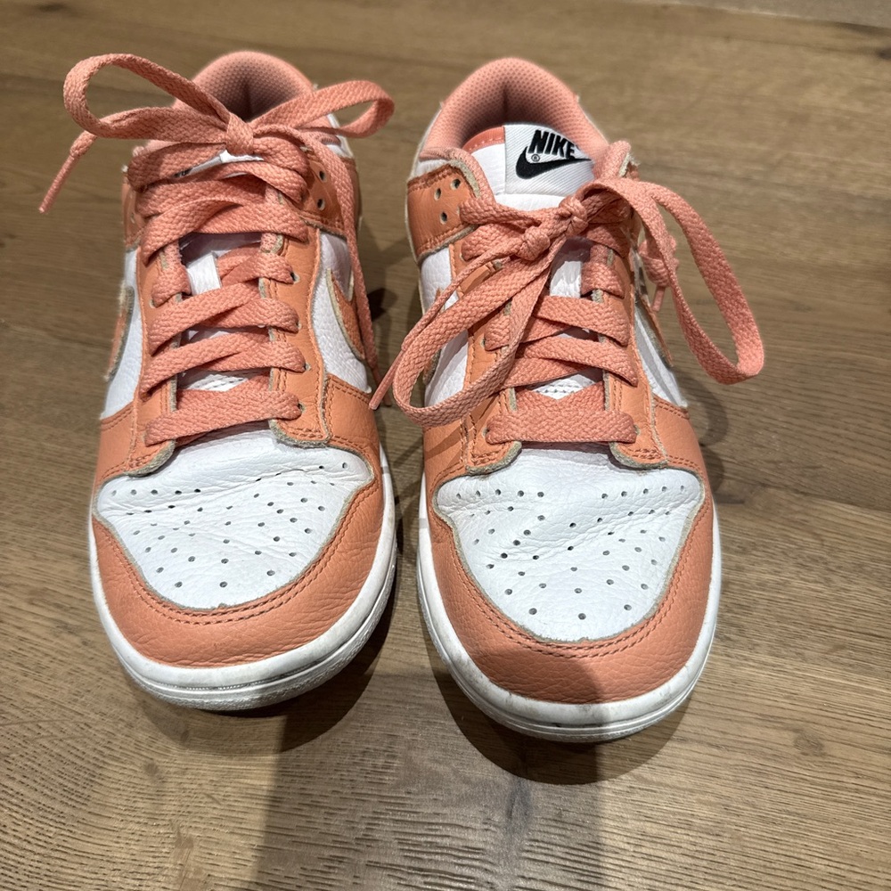 Nike Coral and White Athletic Shoes